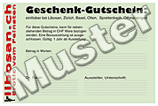 Geschenk-Gutschein