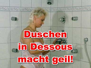 Der Dessousfick unter der Dusche