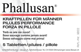 Phallusan®, pilules pour l'érection, 5 pces