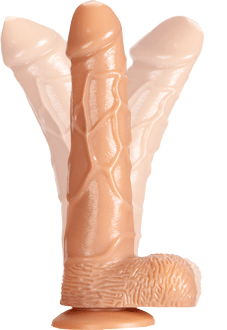 Penisform Dildo, hautfarben, 19 cm