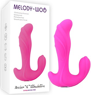 Vibromasseur double pour le point G et le clitoris