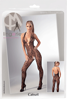 Catsuit schwarz S/M