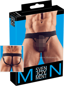 Jock string noir pour homme S