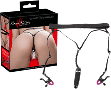 Schamlippenspreizer Spreader String mit Vibrator