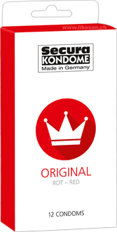 Secura Kondome Red, feucht 12 Stück
