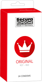 Secura Kondome Red, feucht 24 Stück