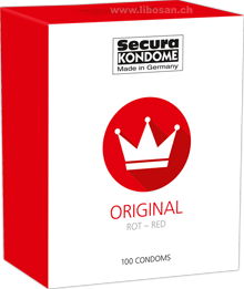 Secura Kondome Red, feucht 100 Stück