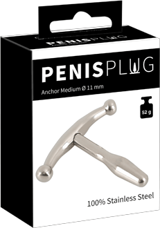 Penisplug „Anchor Medium“, massiv, Ø 1.1 cm, 52 g